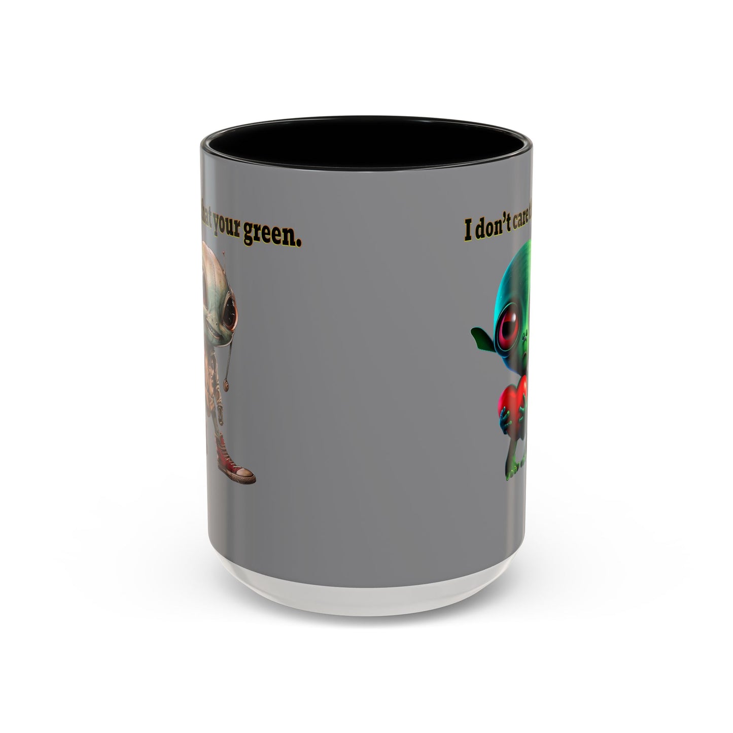 I don't care that your grey - Accent Mug (grey)