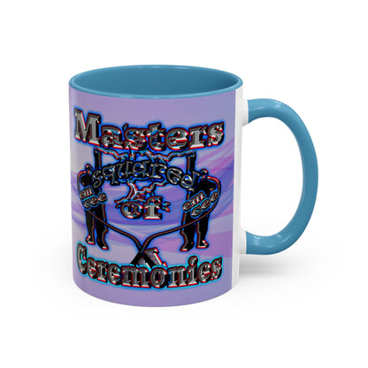 em cee squared - Accent Mug (light blue-pink wave)