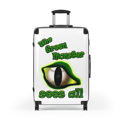green monster - Suitcase (white)