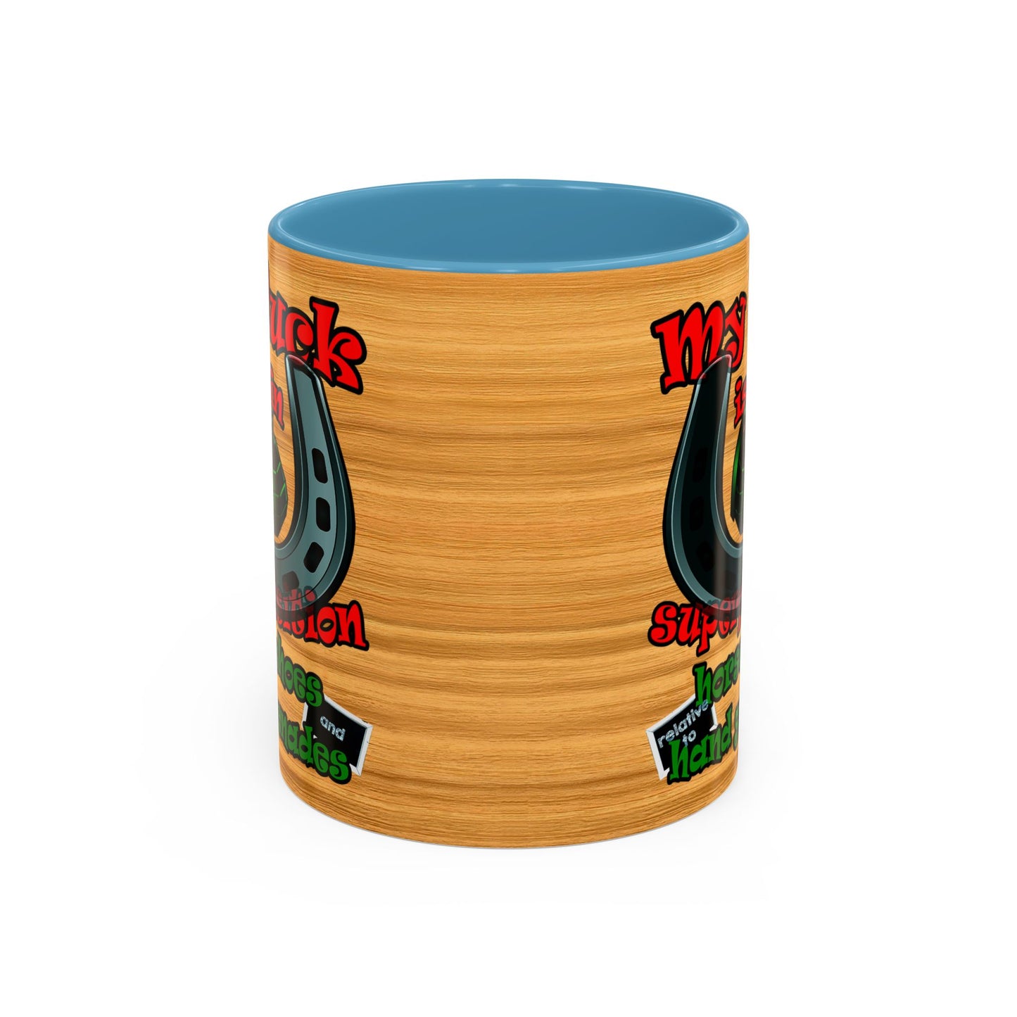 my luck - Accent Mug (butterscotch wood finish)