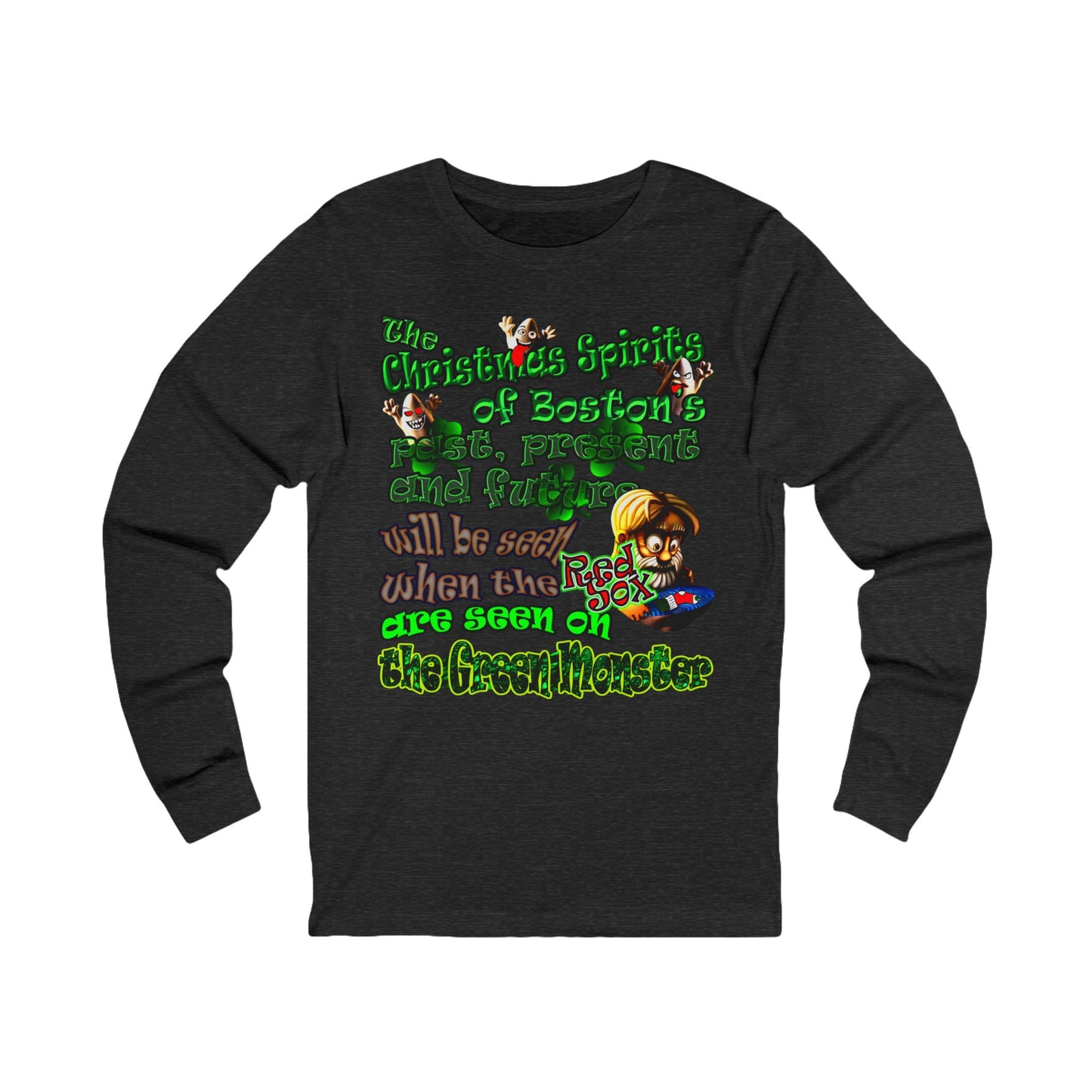 christmas spirits of boston - Unisex Jersey Long Sleeve Tee