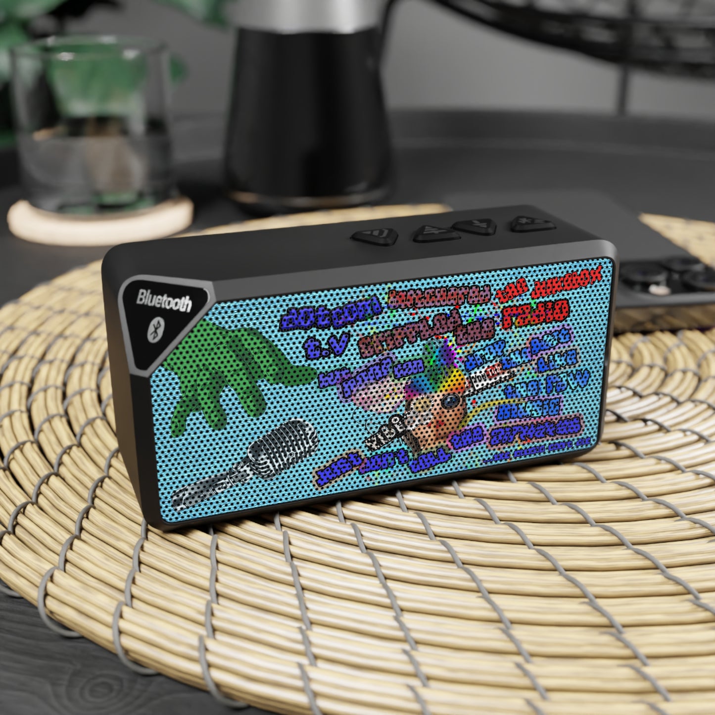 drop the beat - Jabba Bluetooth Speaker (faded blue)