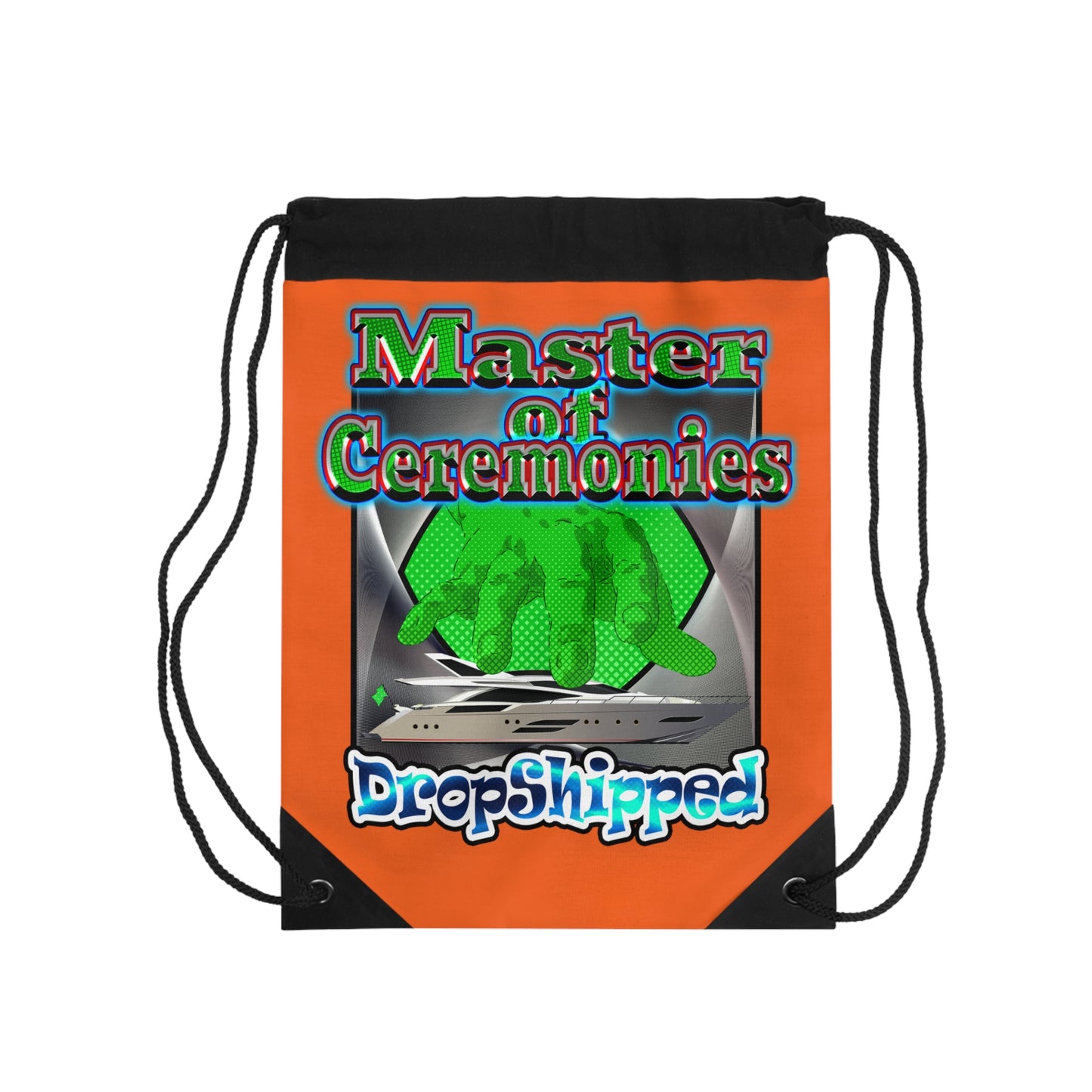 logo - Drawstring Bag (orange)