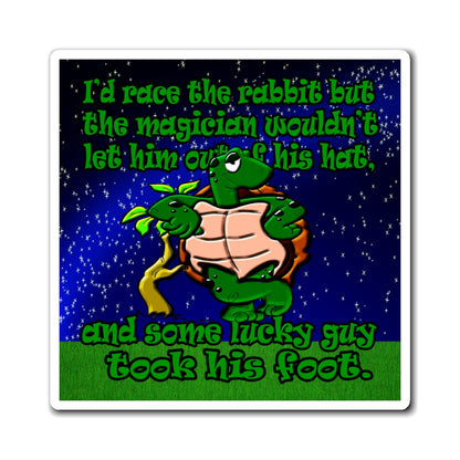 turtle race - Magnets - ('snoops' background)