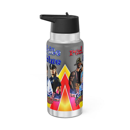 rw&b lives matter - Gator Tumbler, 32oz  (rainbow split)