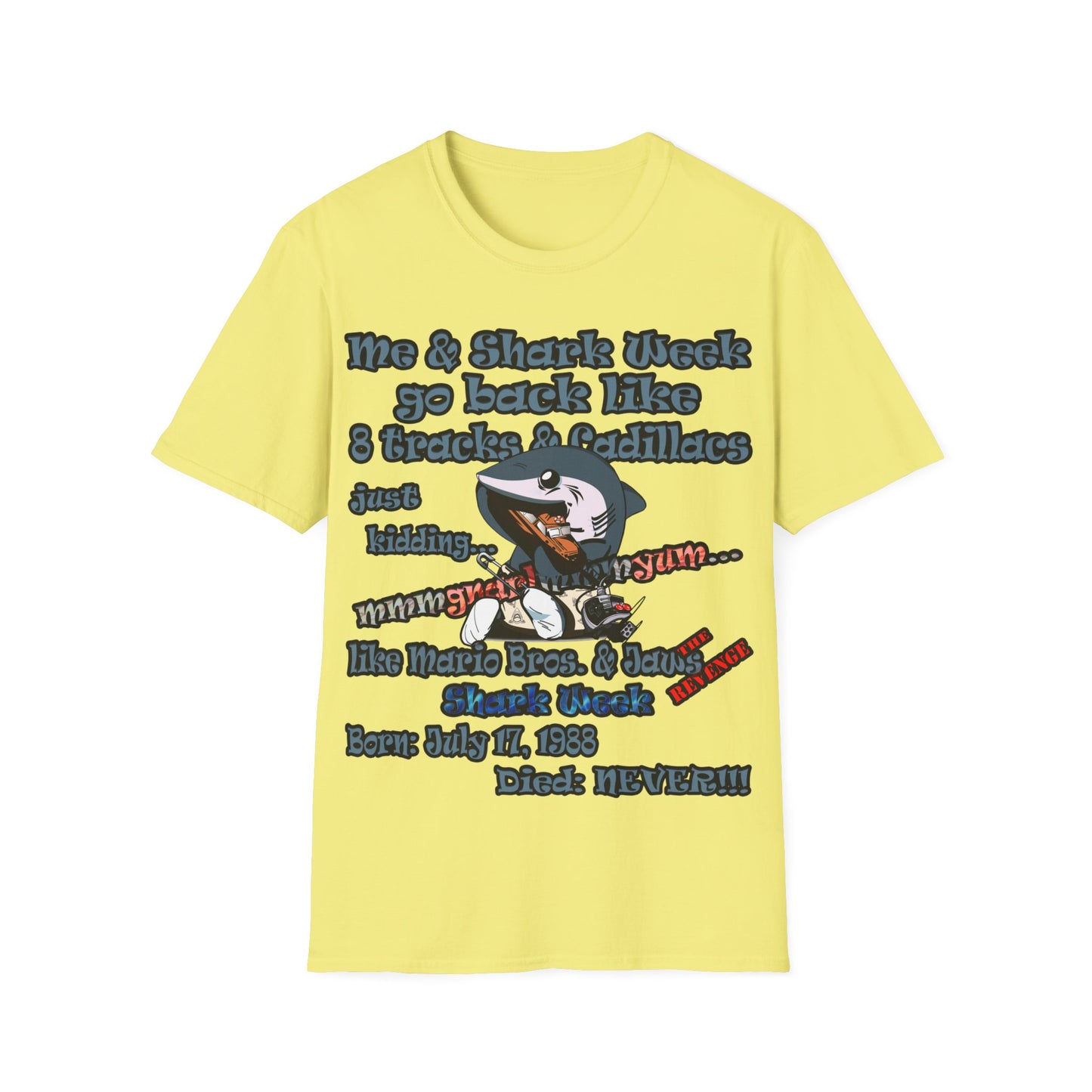 shark week - Unisex Softstyle T-Shirt