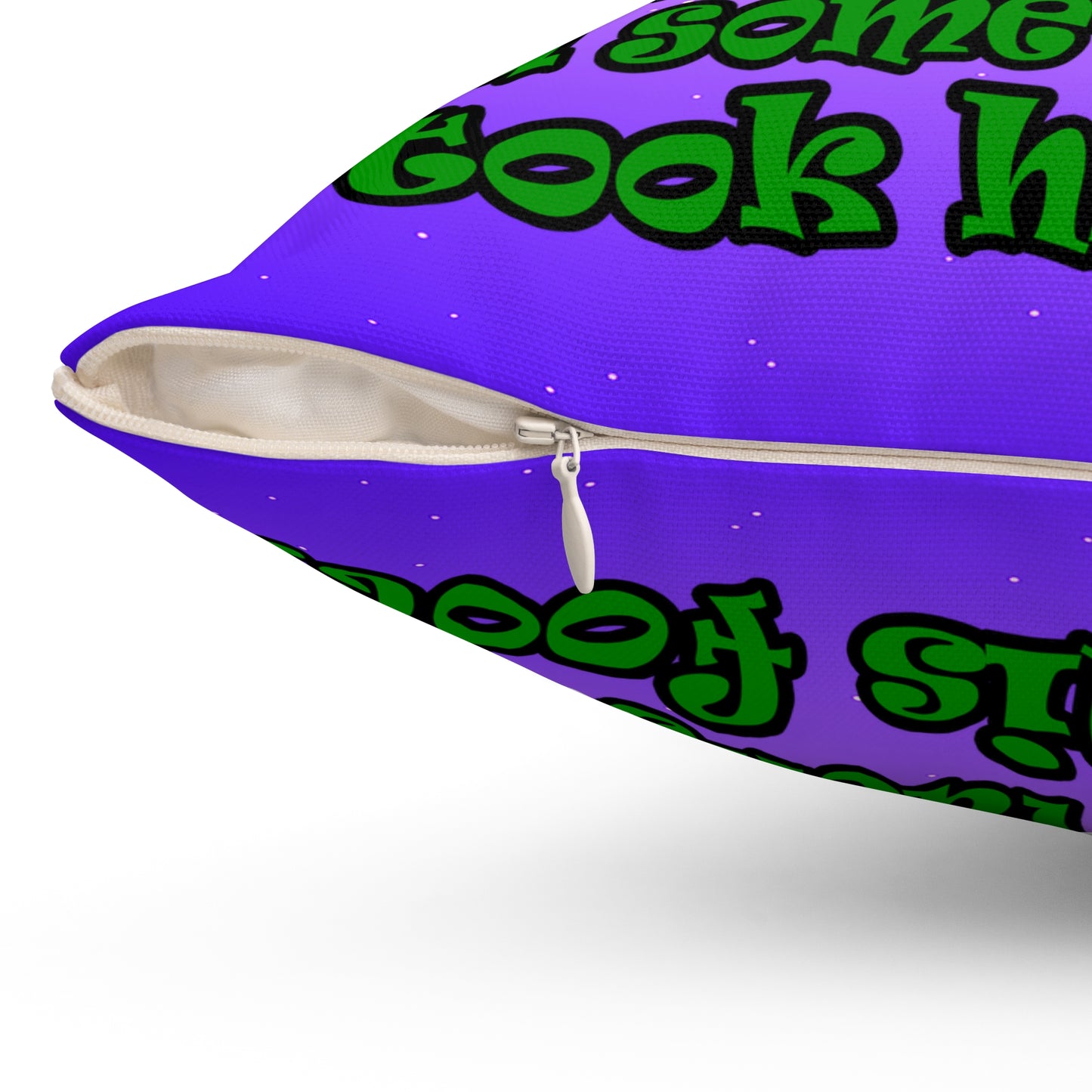 turtle race - Spun Polyester Square Pillow - (purple-pink wave)