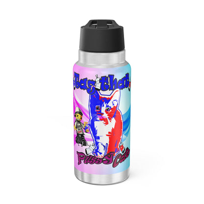 tag that - Gator Tumbler, 32oz  (light blue-pink wave)