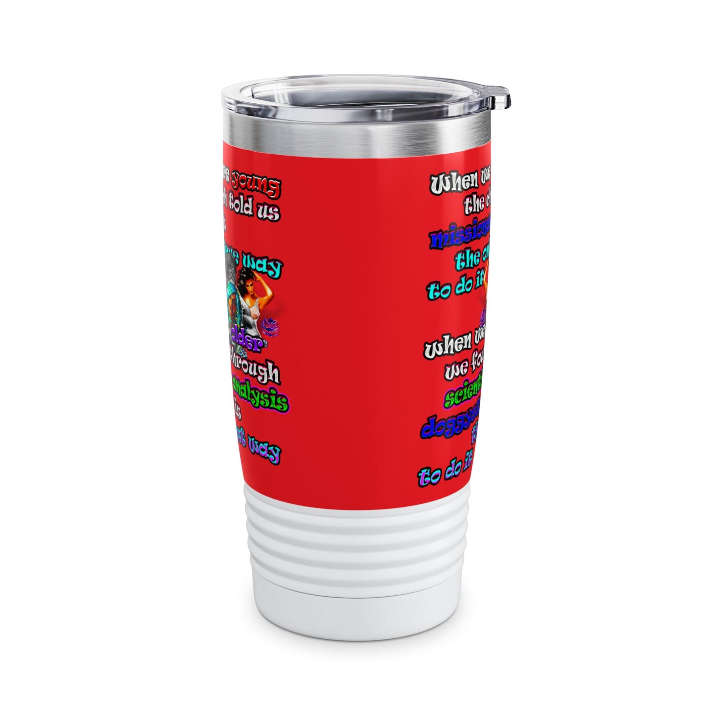 doggystyle - Ringneck Tumbler, 20oz (red)
