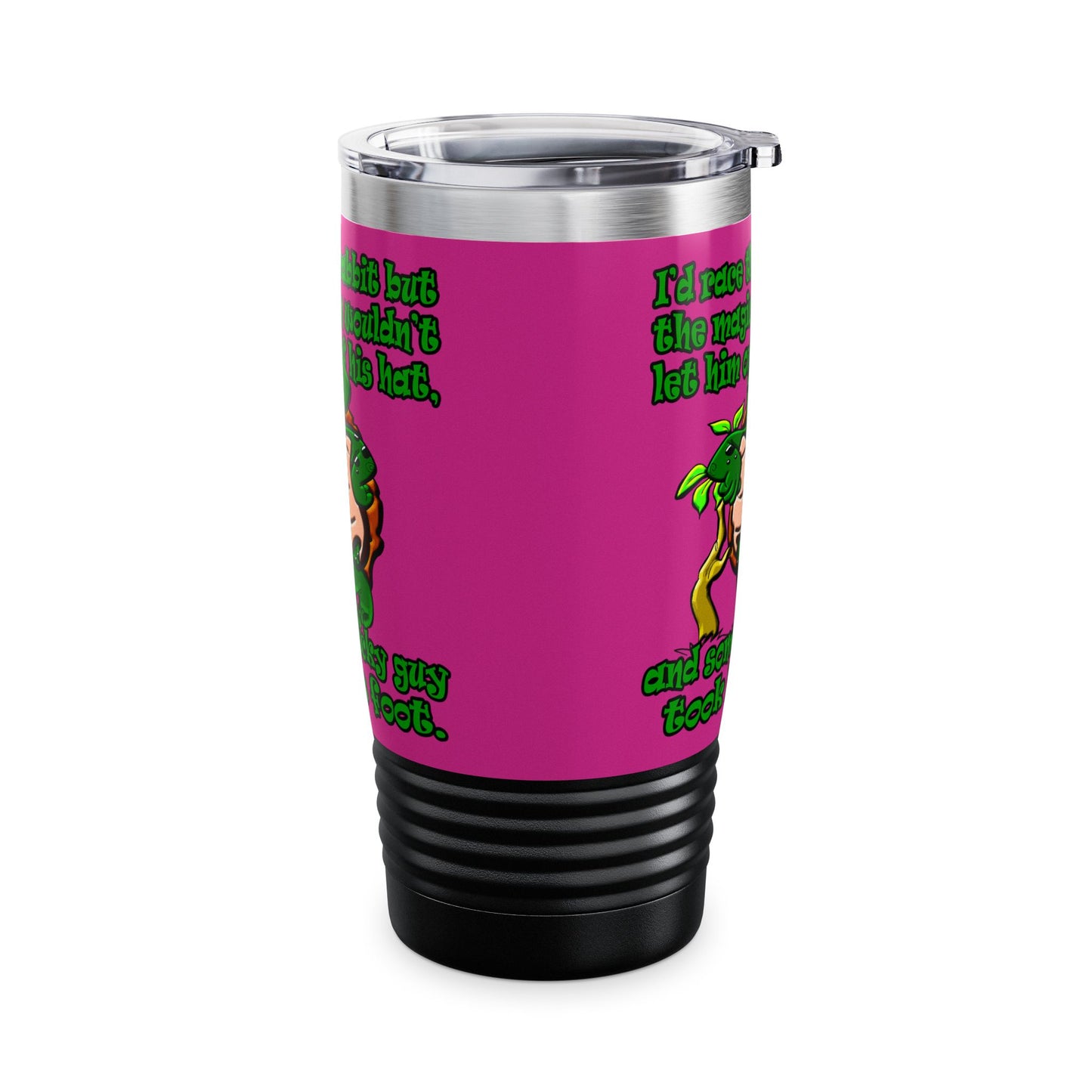 turtle race - Ringneck Tumbler, 20oz (pink)