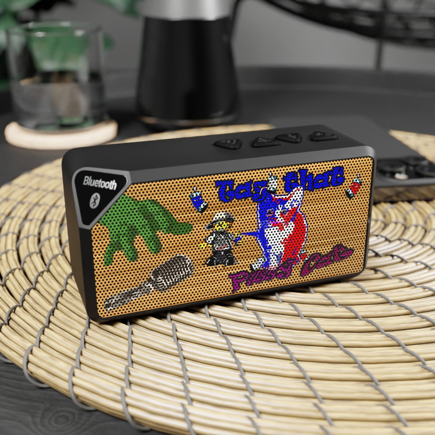 tag that - Jabba Bluetooth Speaker (butterscotch wood finish)