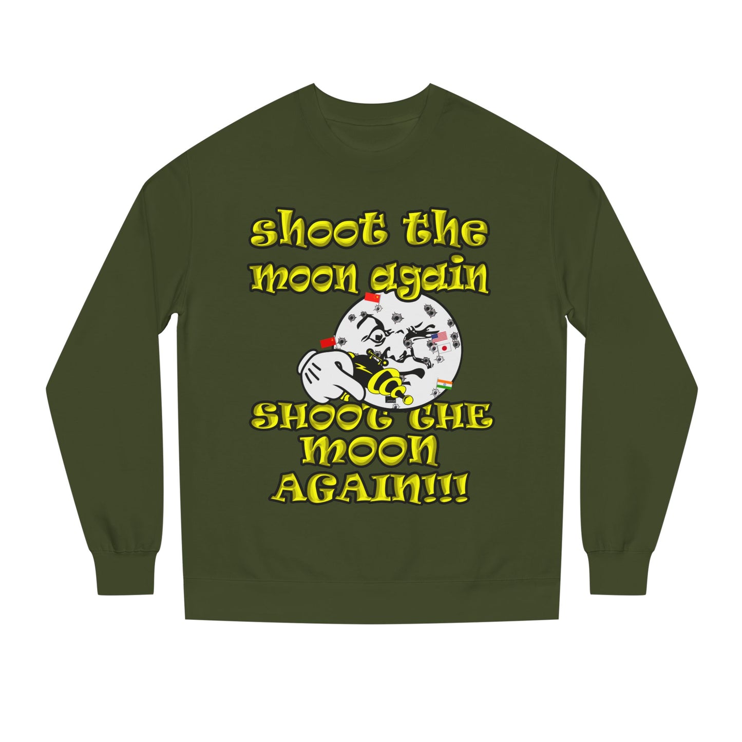 shoot the moon again - Unisex Crew Neck Sweatshirt