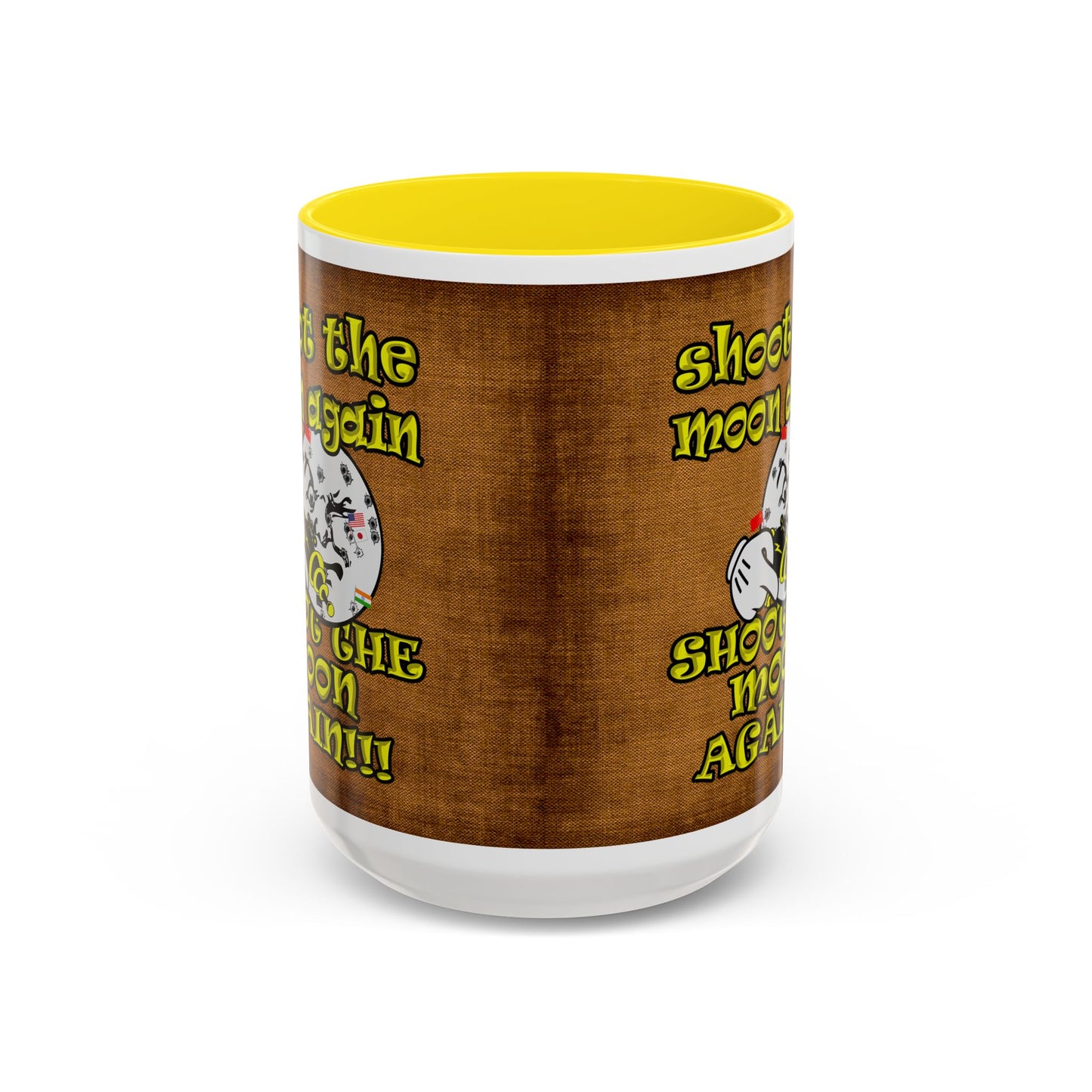 shoot the moon again - Accent Mug (brown papyrus)
