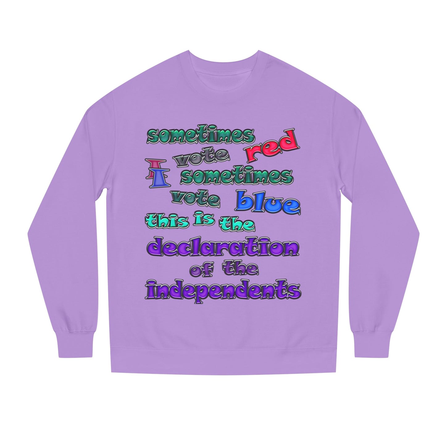 declaration of the independents - Unisex Crew Neck Sweatshirt