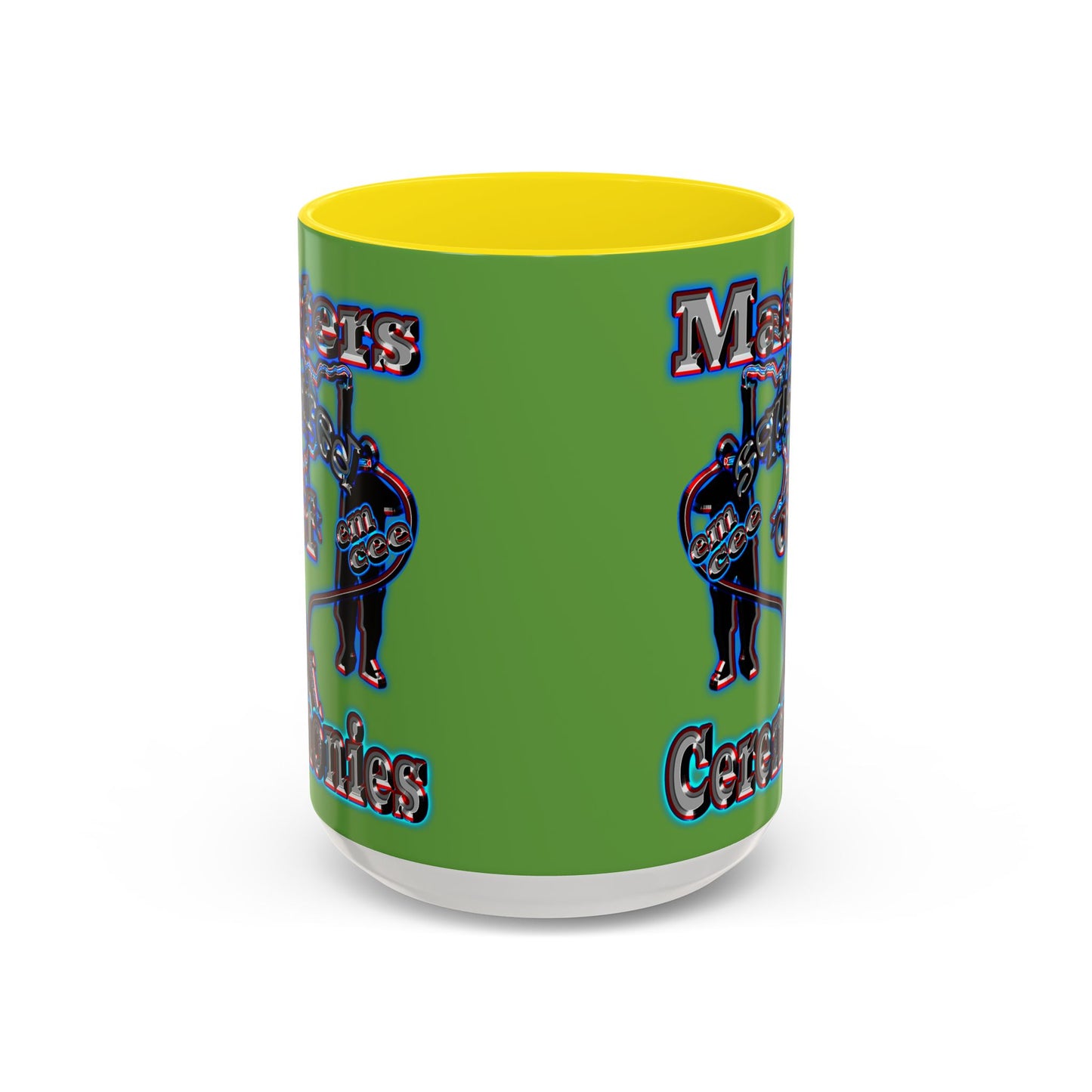 em cee squared - Accent Mug (green)