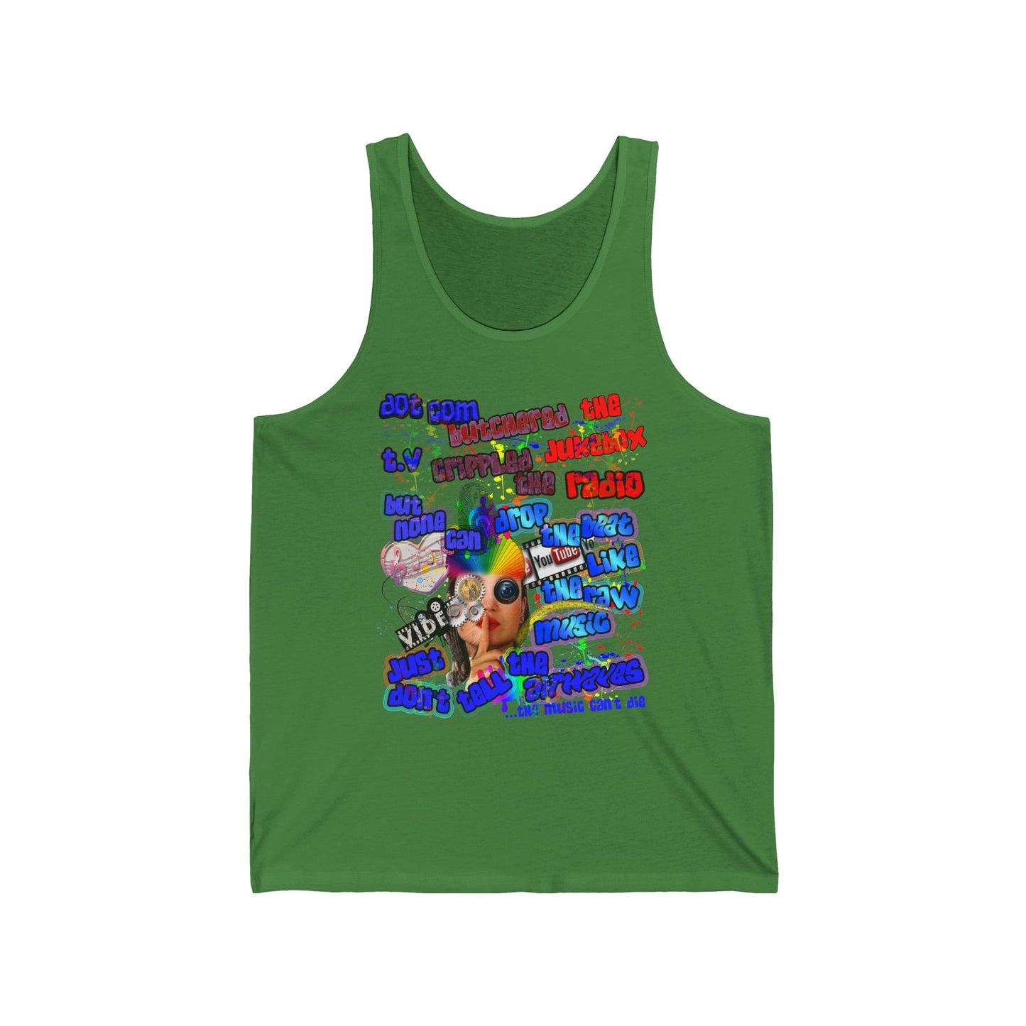 drop the beat - Unisex Jersey Tank