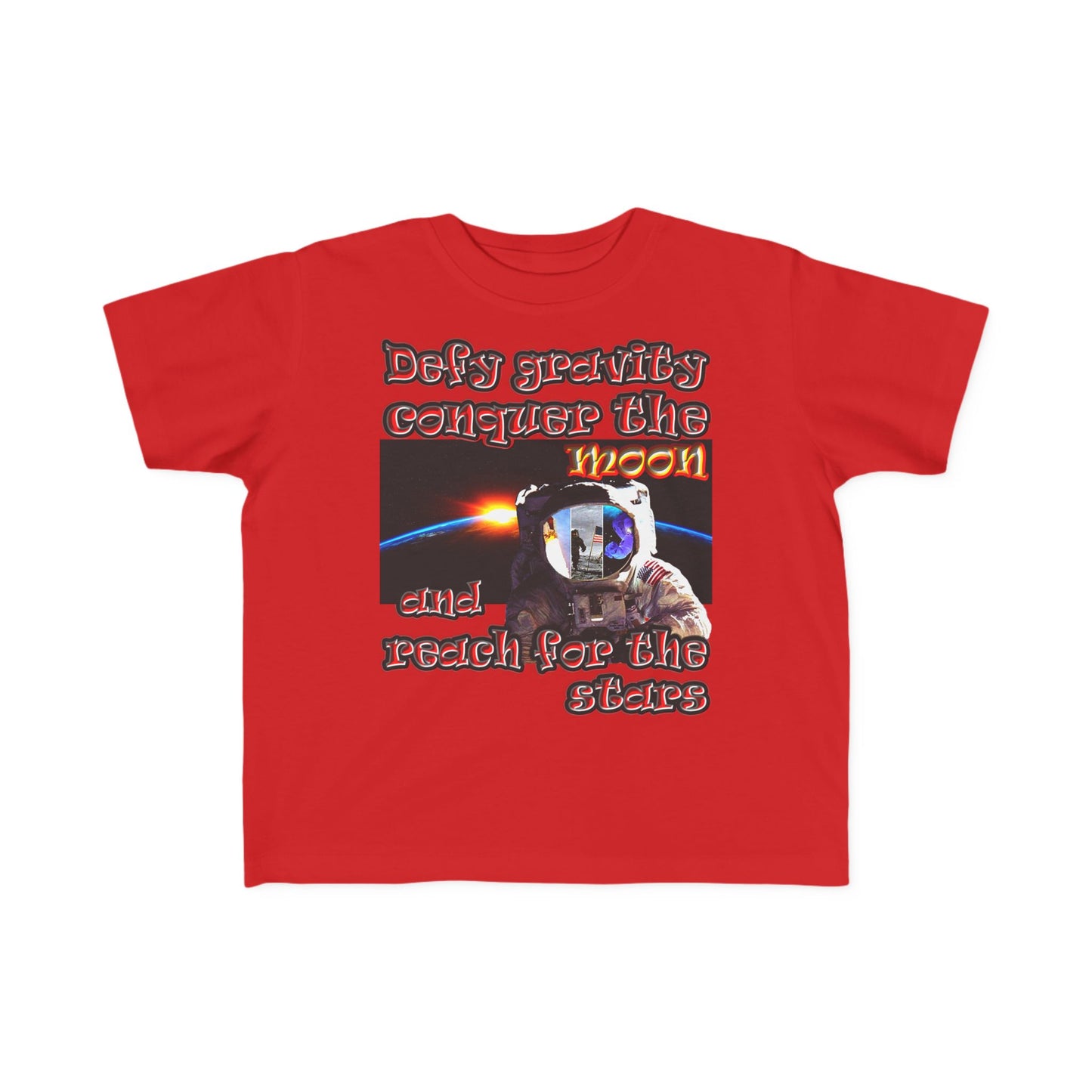 defy conquer reach - Toddler's Fine Jersey Tee