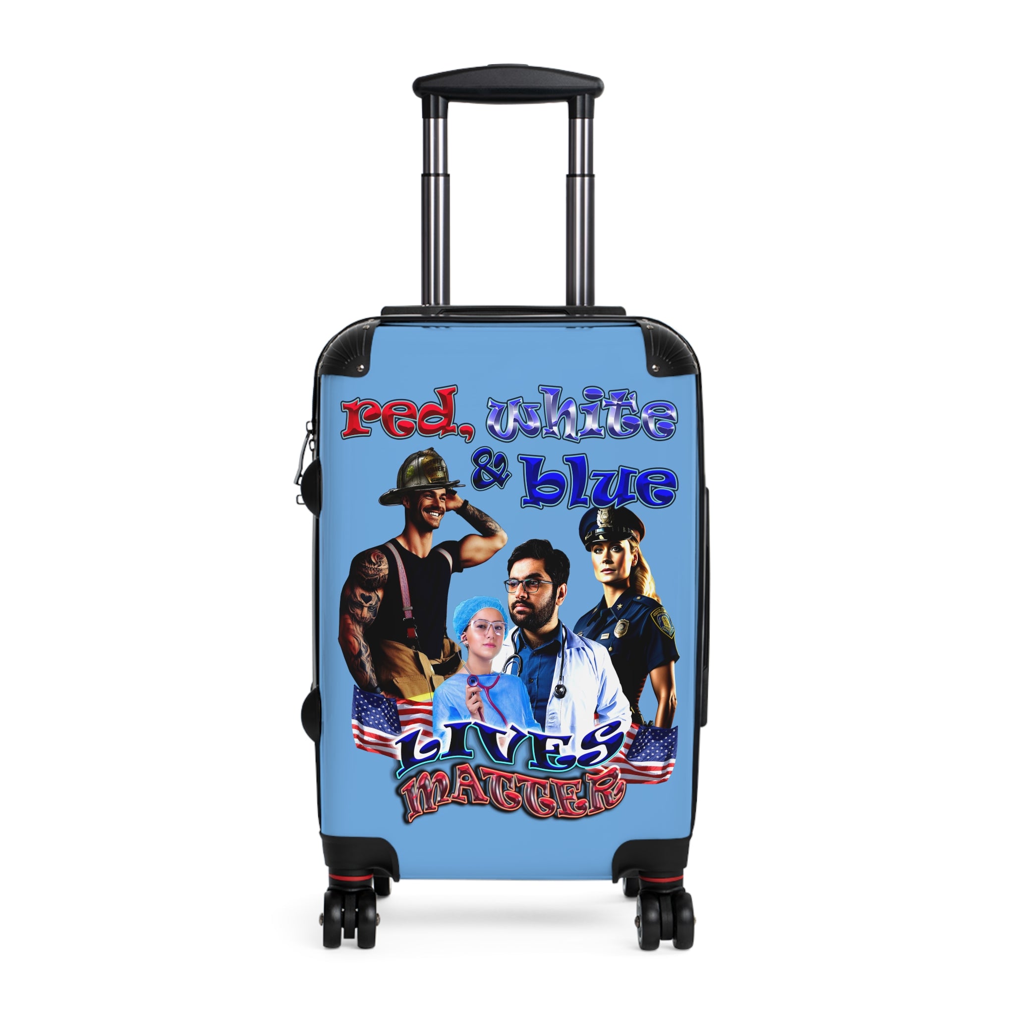 rw&b lives matter - Suitcase (light blue)