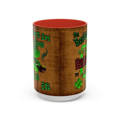 celtics logo - Accent Mug (brown papyrus)