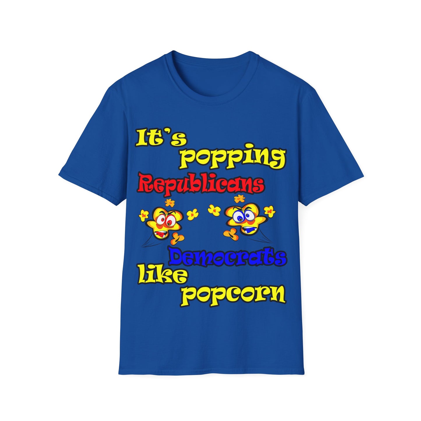 popping like popcorn - Unisex Softstyle T-Shirt