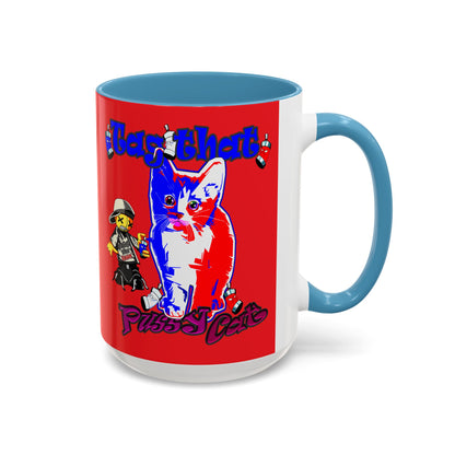 tag that - Accent Mug (red)
