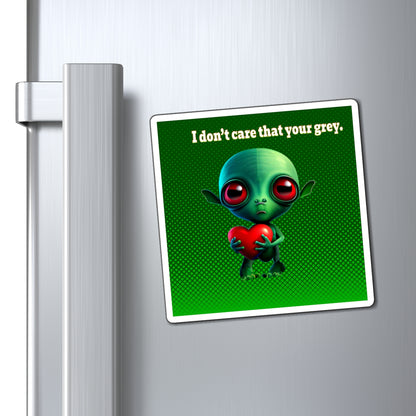 I don't care that your grey - Magnets - (logo green)