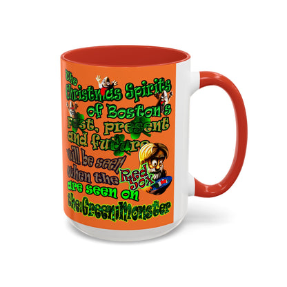 christmas spirits of boston - Accent Mug (crusta)