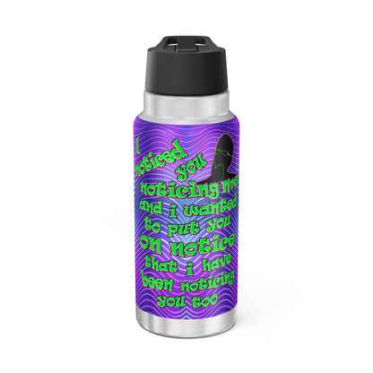 noticed you noticing - Gator Tumbler, 32oz  (purple wave)