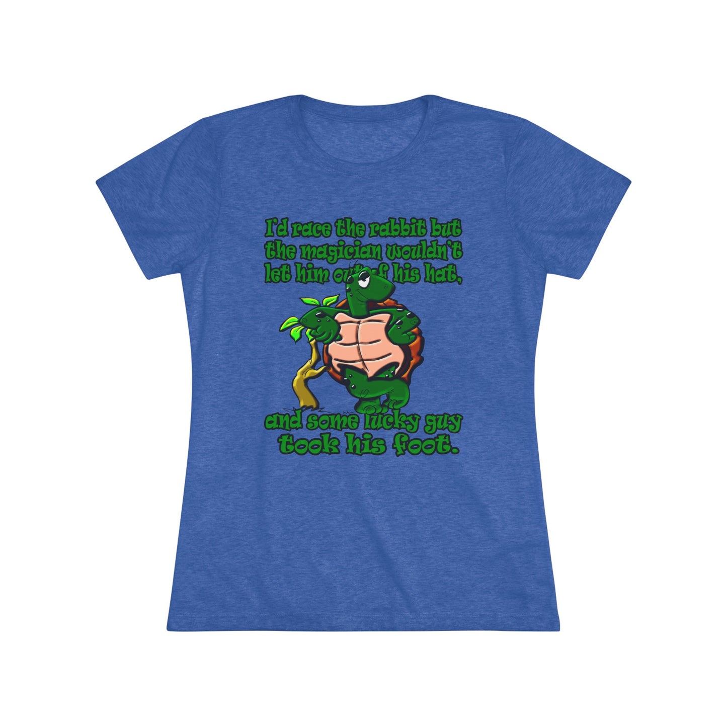 turtle race - Women's Triblend Tee