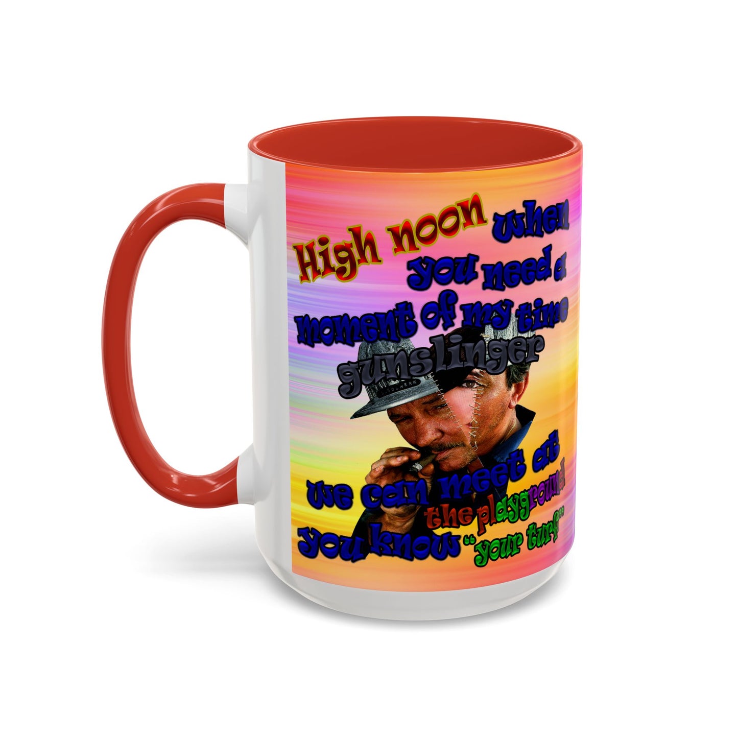 high noon - Accent Mug (color blur)