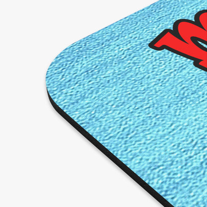 my luck - Mouse Pad (Rectangle) (faded blue)