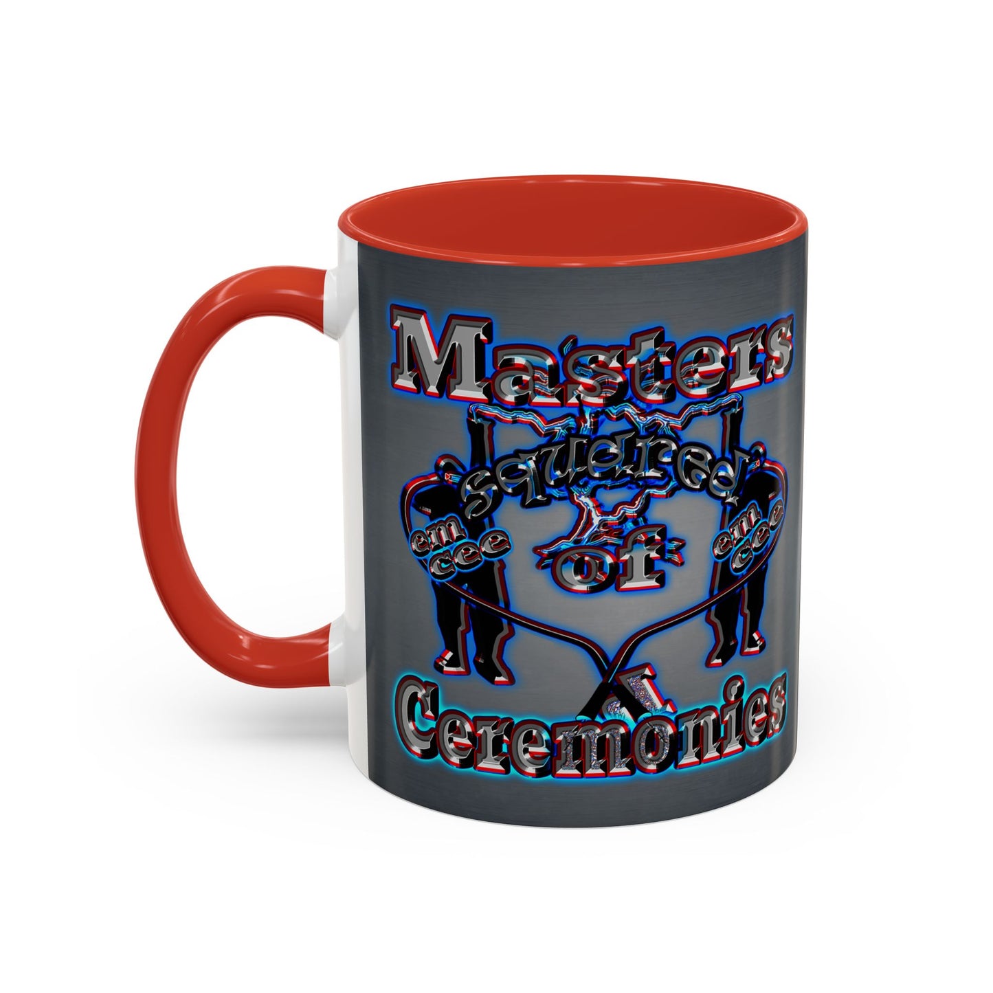 em cee squared - Accent Mug (grey-light grey)