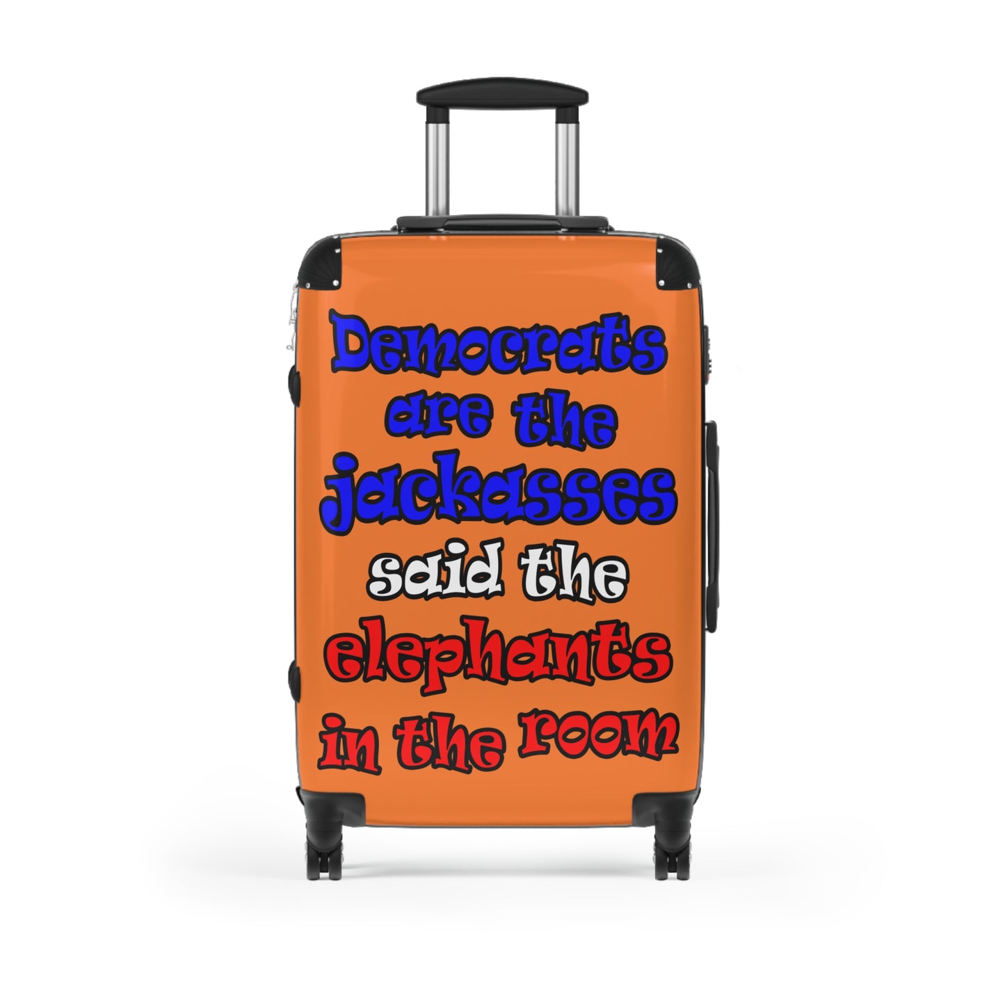donkeys and elephants - Suitcase (crusta)