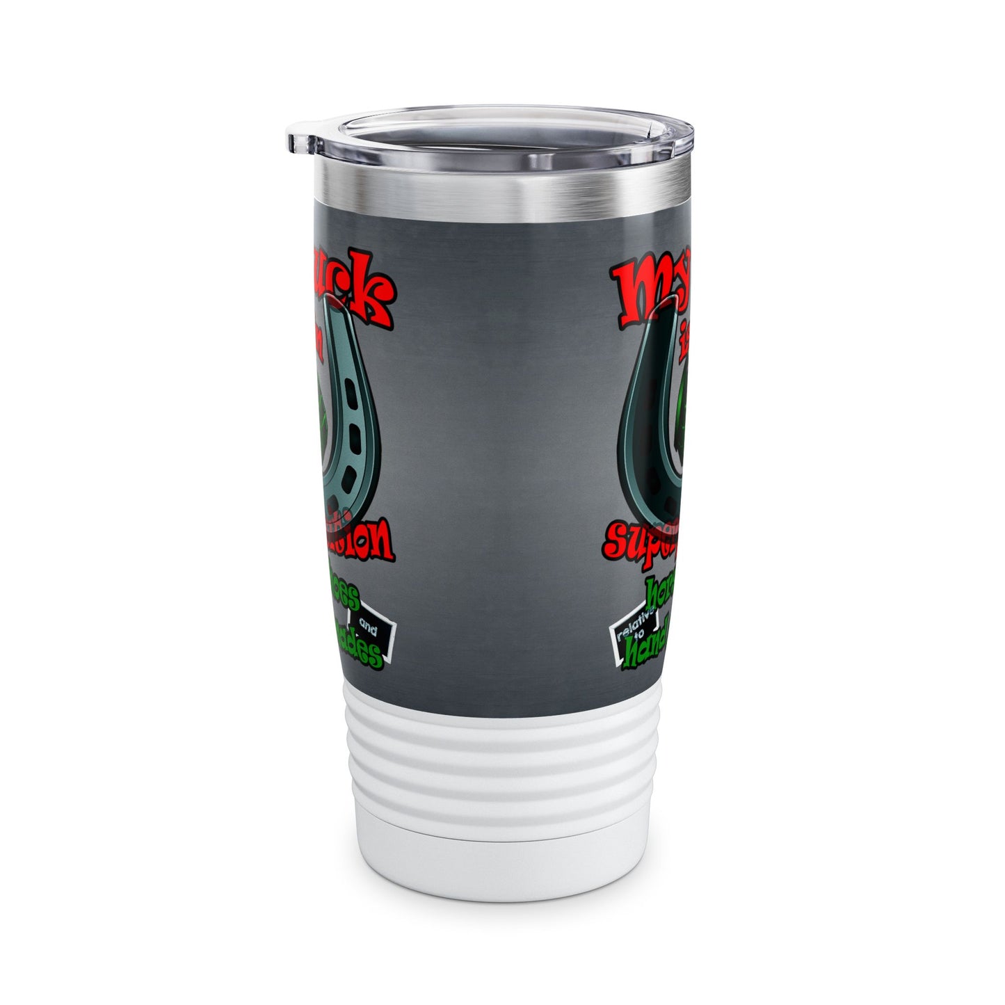 my luck - Ringneck Tumbler, 20oz (grey-light grey)