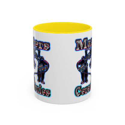 em cee squared - Accent Mug (white)