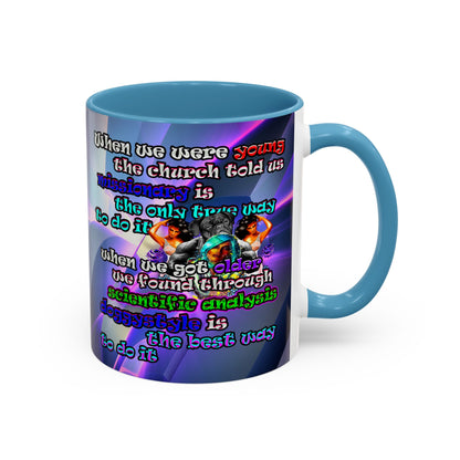 doggystyle - Accent Mug (grey-pink wave)