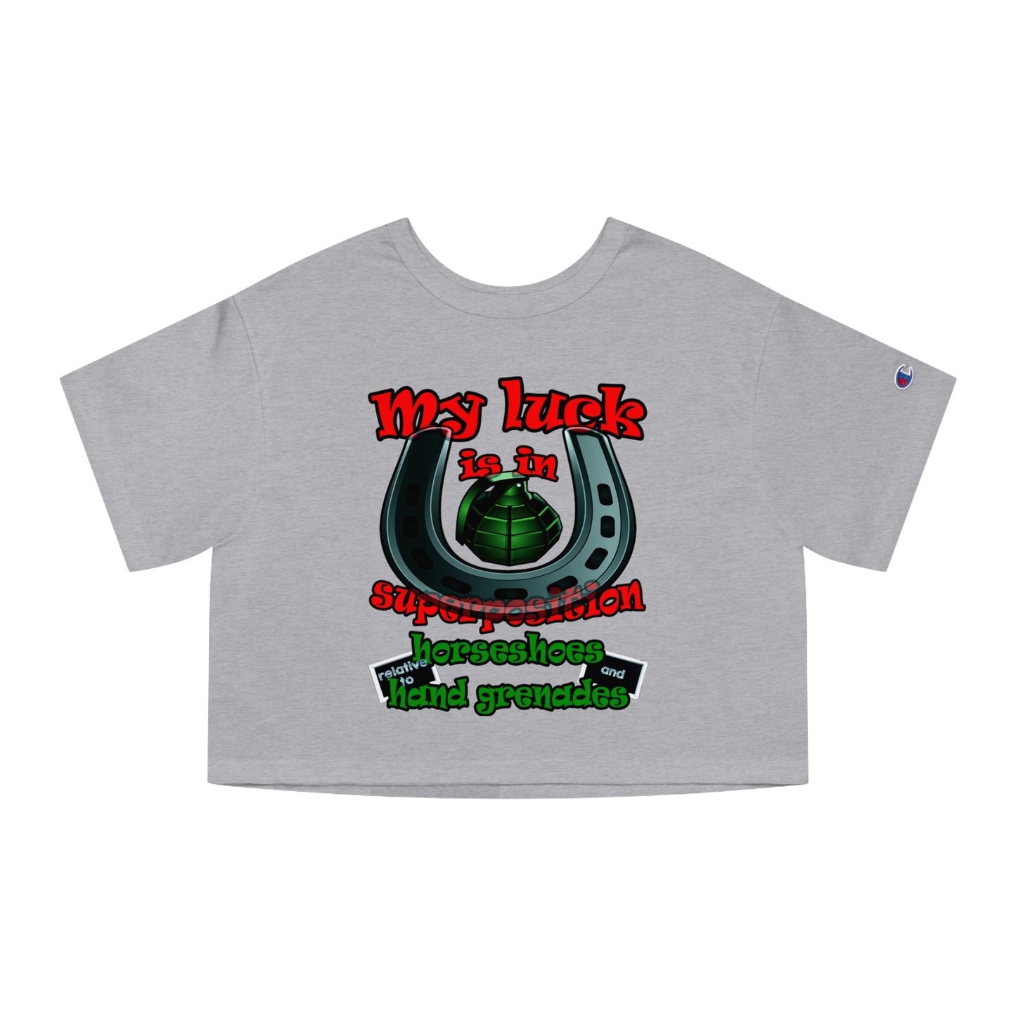 my luck - Champion Women's Heritage Cropped T-Shirt