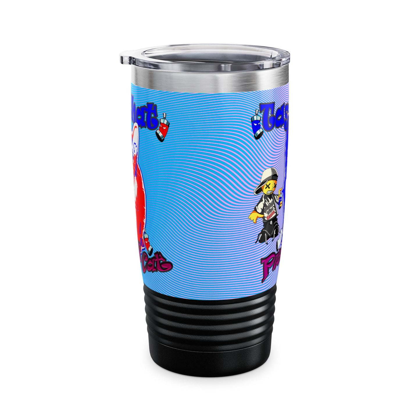 tag that - Ringneck Tumbler, 20oz (light blue-purple wave)
