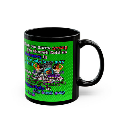 doggystyle - Black Mug (logo green)
