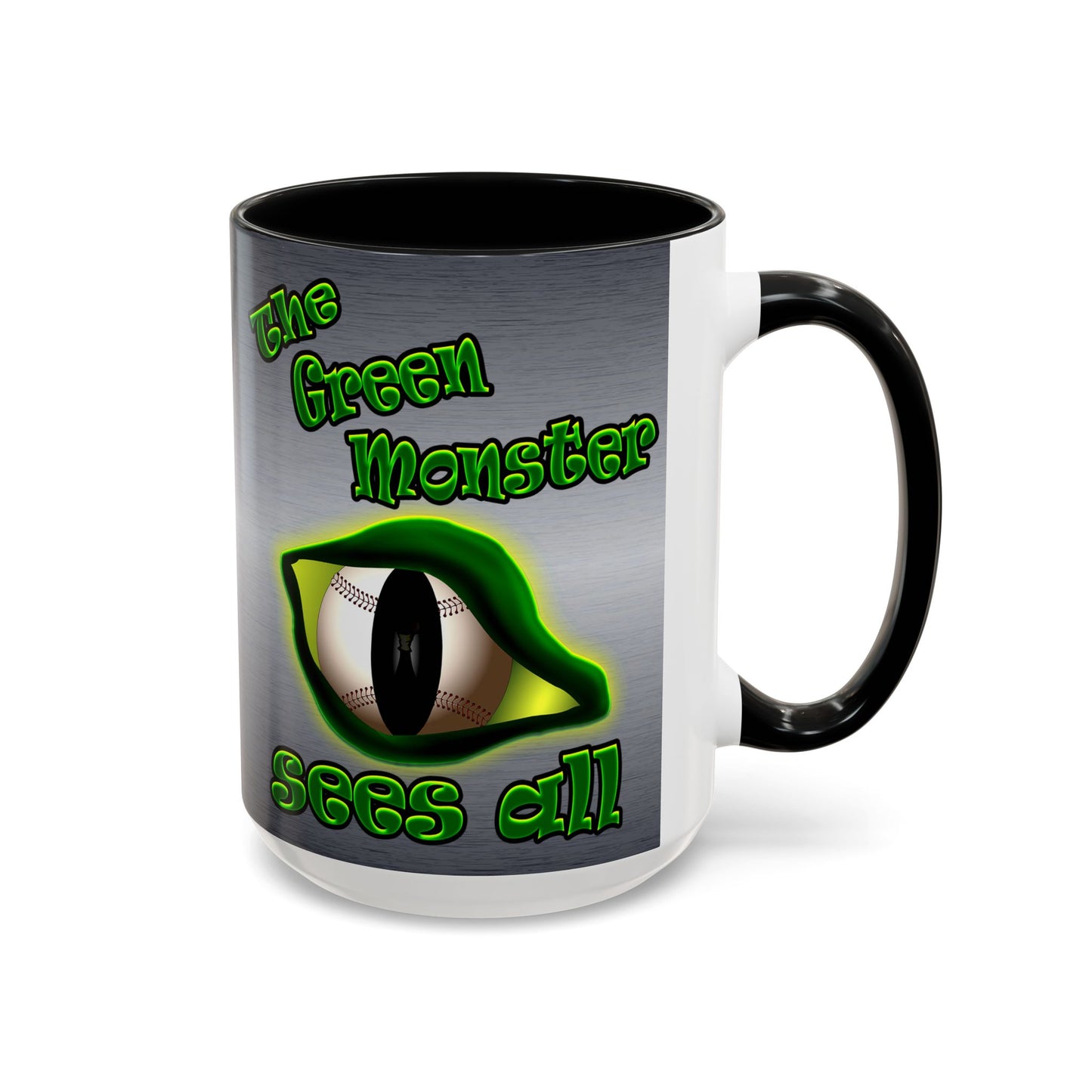 green monster - Accent Mug (brushed nickel)