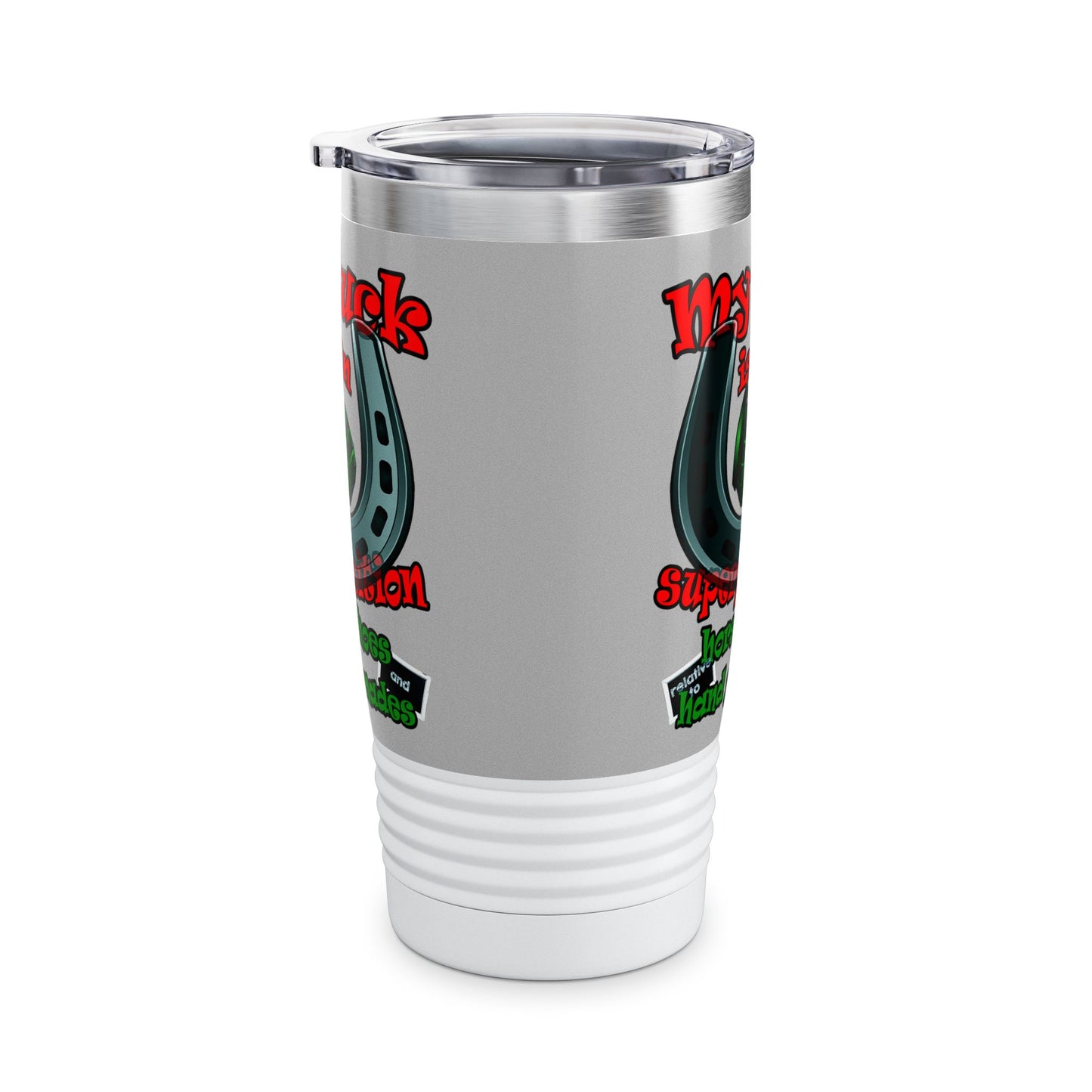 my luck - Ringneck Tumbler, 20oz (light grey)