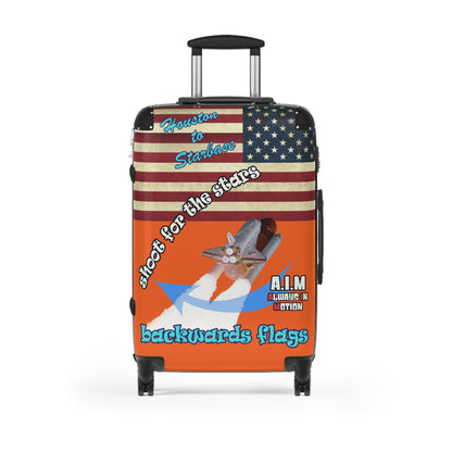 shoot for the stars - Suitcase (orange)