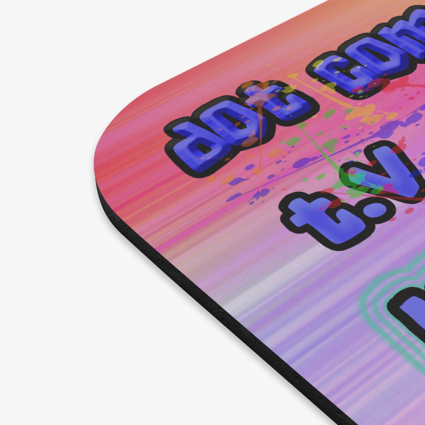 drop the beat - Mouse Pad (Rectangle) (color blur)