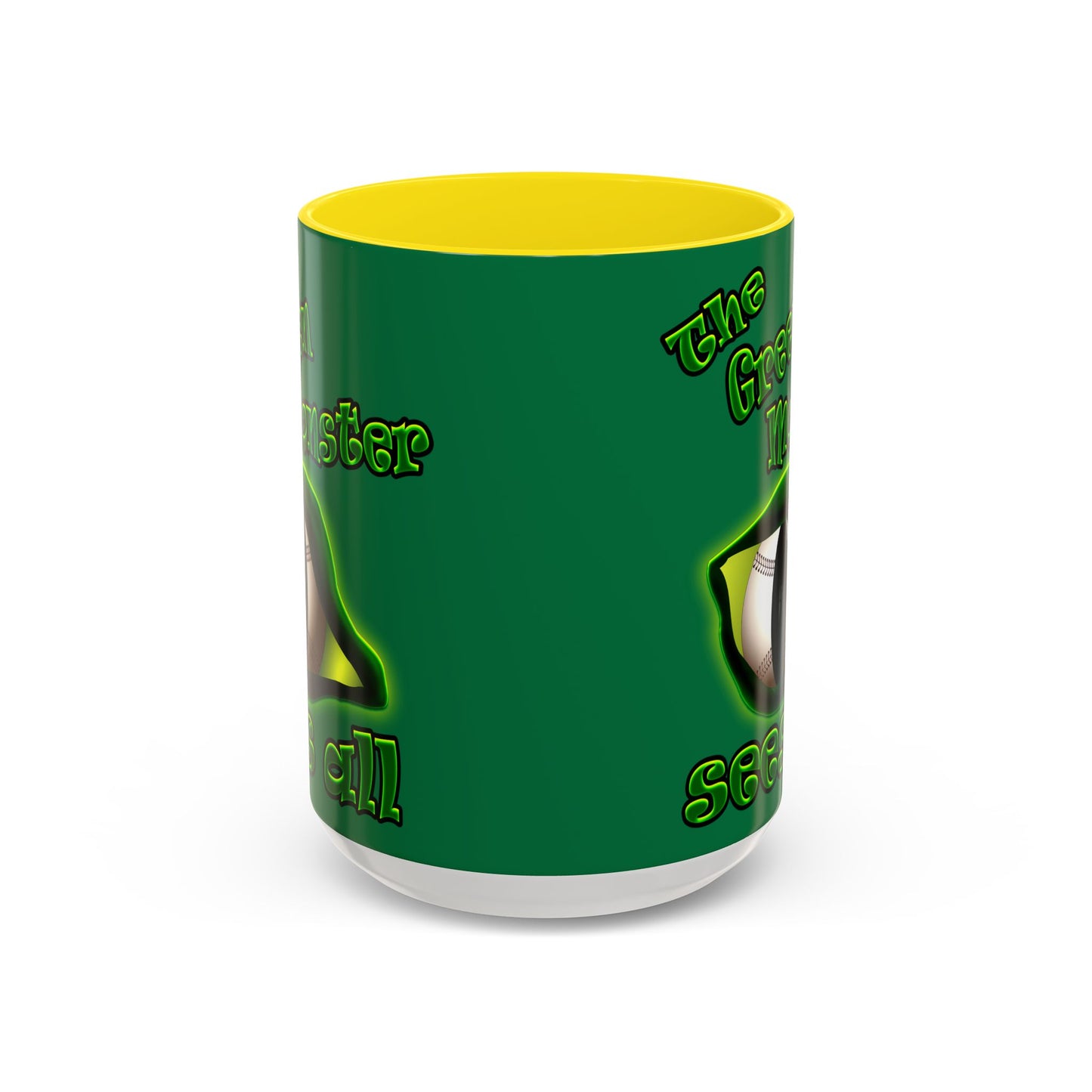 green monster - Accent Mug (dark green)