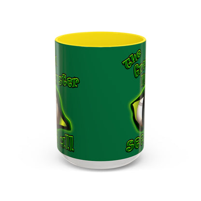 green monster - Accent Mug (dark green)