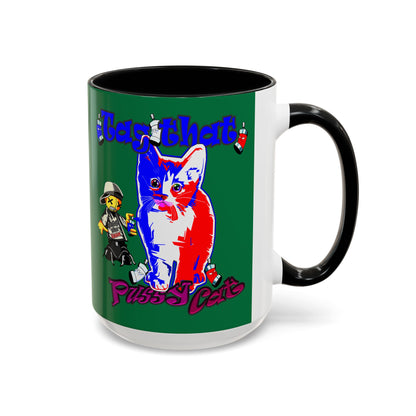 tag that - Accent Mug (dark green)