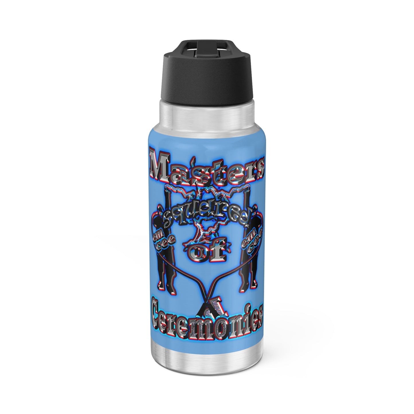 em cee squared - Gator Tumbler, 32oz (light blue)