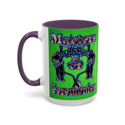 em cee squared - Accent Mug (green turf)