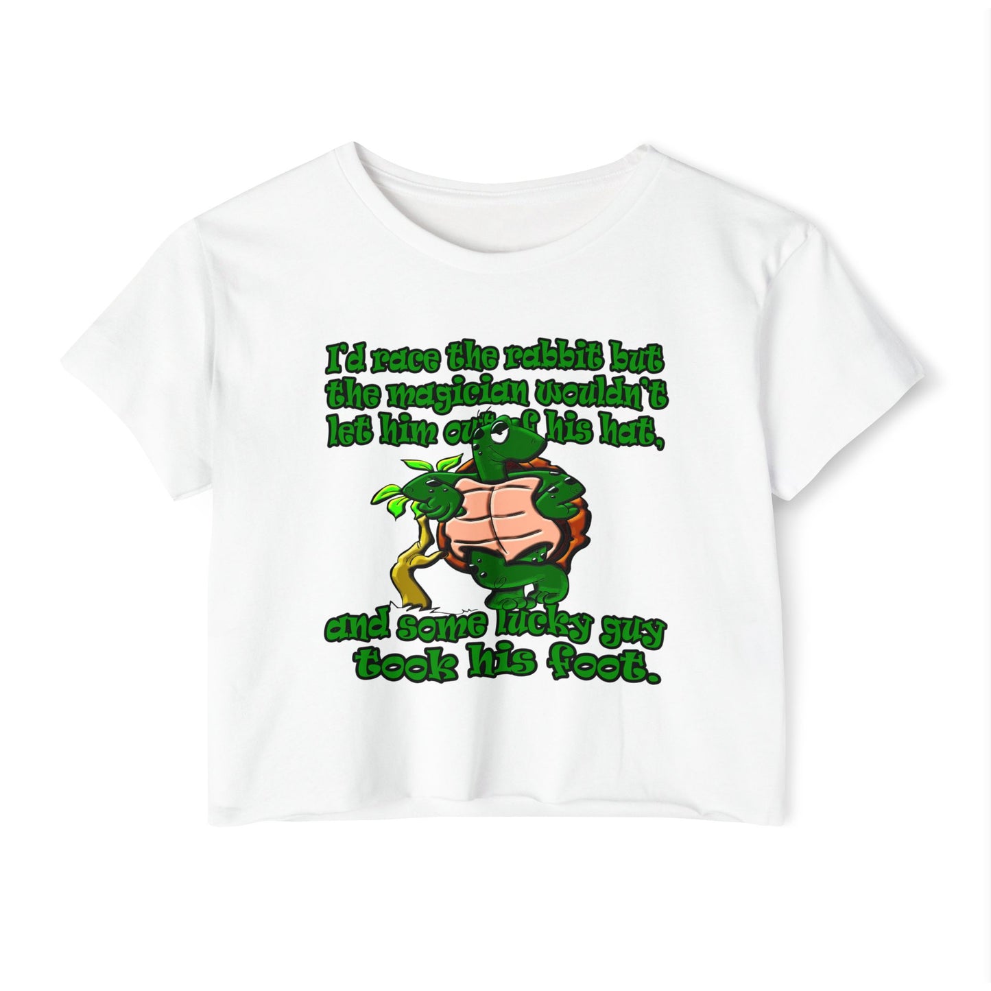 turtle race - Women's Festival Crop Top