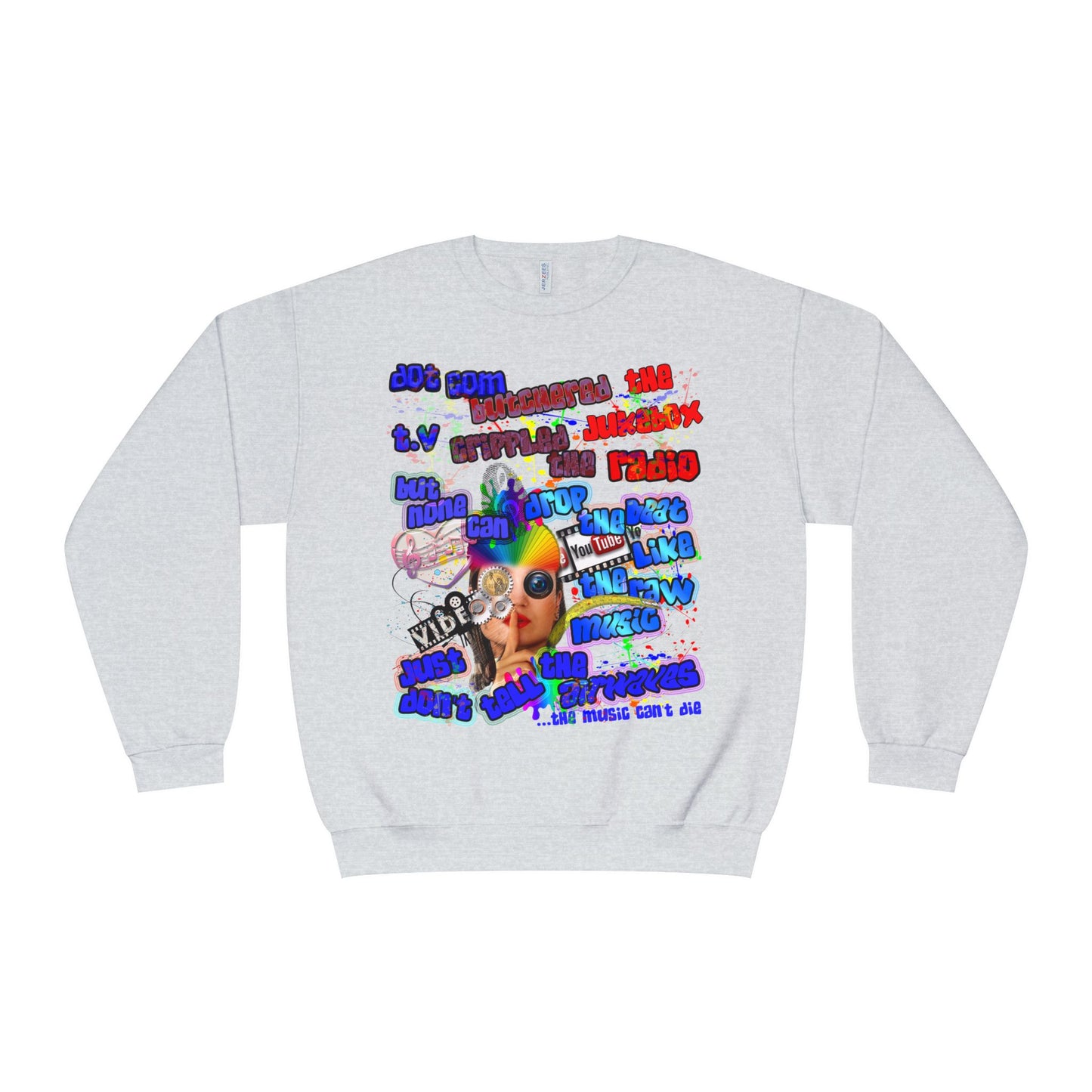 drop the beat - Unisex NuBlend® Crewneck Sweatshirt